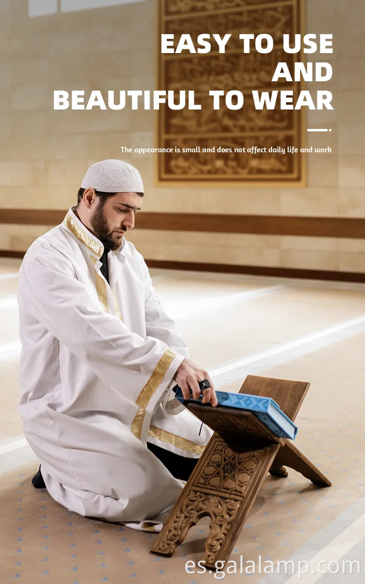 Smart Muslim Gift Alera de zinc islámica Electronic Zikir Counter Digital alarmado Azan Tasbeeh Tasbih Zikr Ring